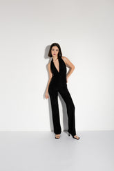 Mono halter de color negro para fiesta